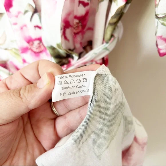 Show Me Your Mumu Brie Floral Robe Garden of Blooms One Size - Picture 10 of 12